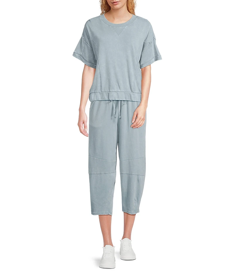 City Blues Wide Leg Pull-On Barrel Coordinating Sweatpants