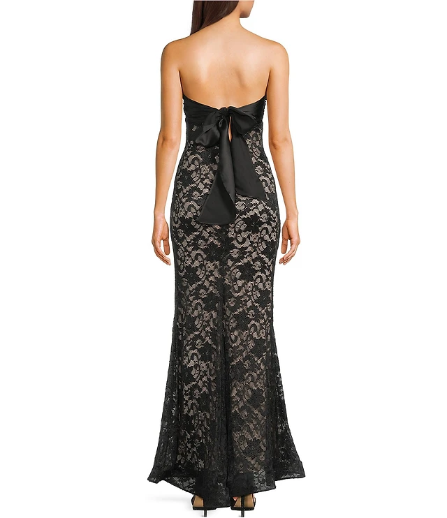 City Vibe Floral Printed Sequin Mesh Twist Front Bandeau Dress at Hamilton  Place in Chattanooga, TN