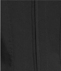 City Vibe Crew Neck Paneled Fit and Flare Mini Dress