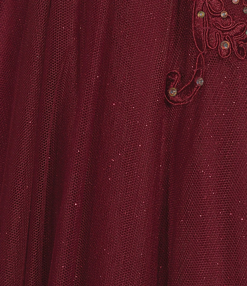 City Vibe Glitter Embellished Spaghetti Strap Sweetheart Neck Corset Dress