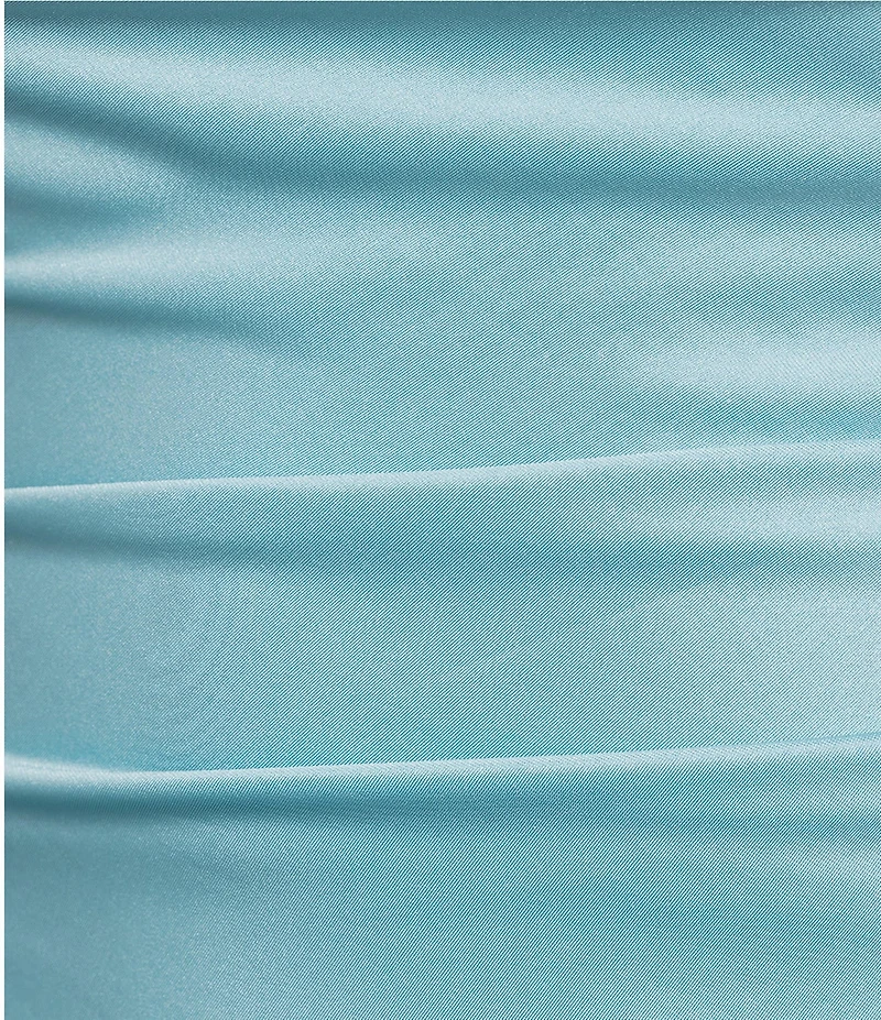 City Vibe Halter Sweetheart Neck Side Pleated Mini Dress