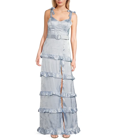 City Vibe Jacquard Sweetheart Neck Bustier Dress