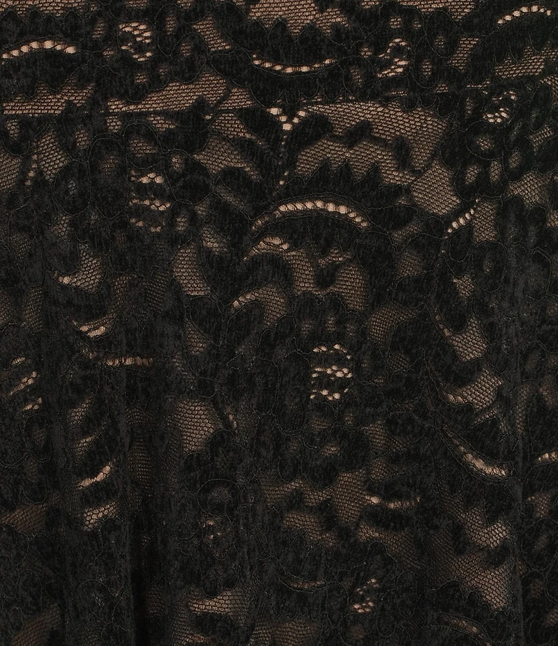 City Vibe Lace Bow Strap Fit And Flare Mini Dress