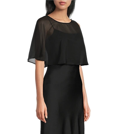 City Vibe Mesh Caplet Shrug