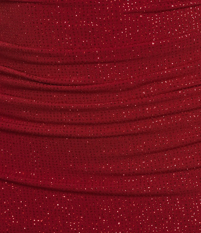 City Vibe Plunge Neck Spaghetti Strap Dress