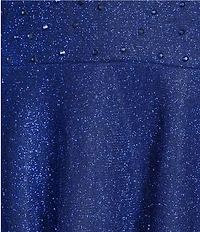 City Vibe Plunge Neck Spaghetti Strap Skater Party Dress