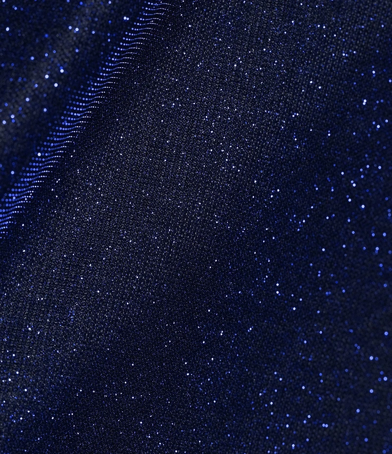 City Vibe Plus Glitter Front Cut-Out Lace Back Long Dress