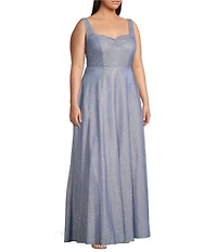 City Vibe Plus Sweetheart Neck Cinched Bodice Ballgown