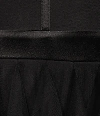 City Vibe Spaghetti Strap Sweetheart Neck Corset Ruffled Dress
