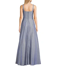 City Vibe Sweetheart Neck Cinched Bodice Gown