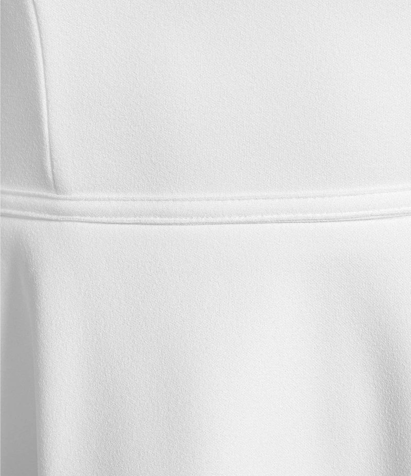 City Vibe Sweetheart Neck Sleeveless Illusion Lace Back Fit And Flare Mini Dress