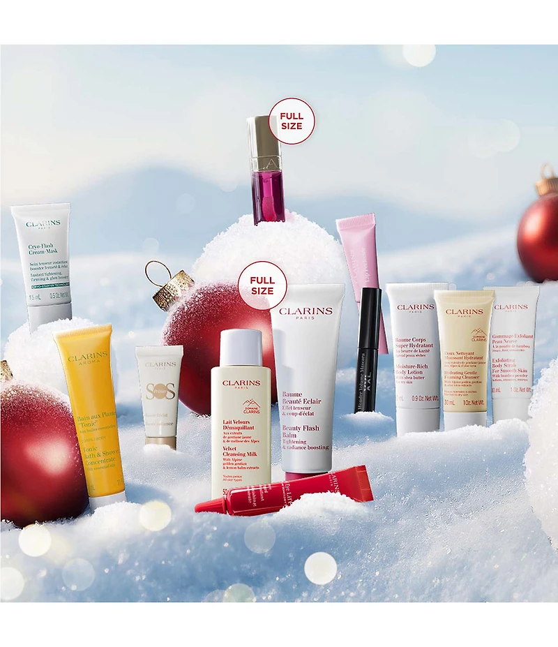 Clarins 12-Day Advent Calendar Gift Set