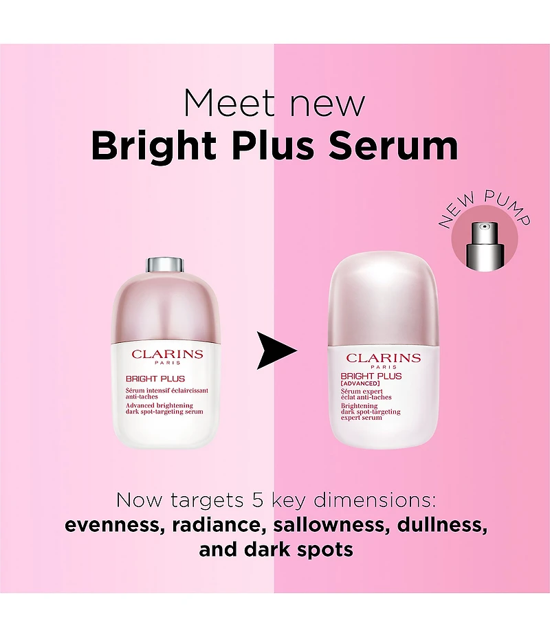 Clarins Bright Plus Advanced Brightening Vitamin C and Niacinamide Dark Spot Serum