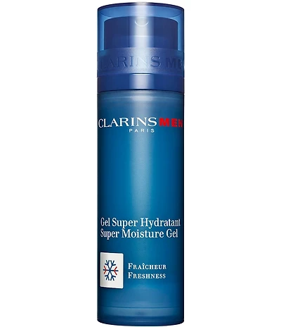 Clarins Men Super Hydrating Moisturizer Cooling Gel, All Skin Types
