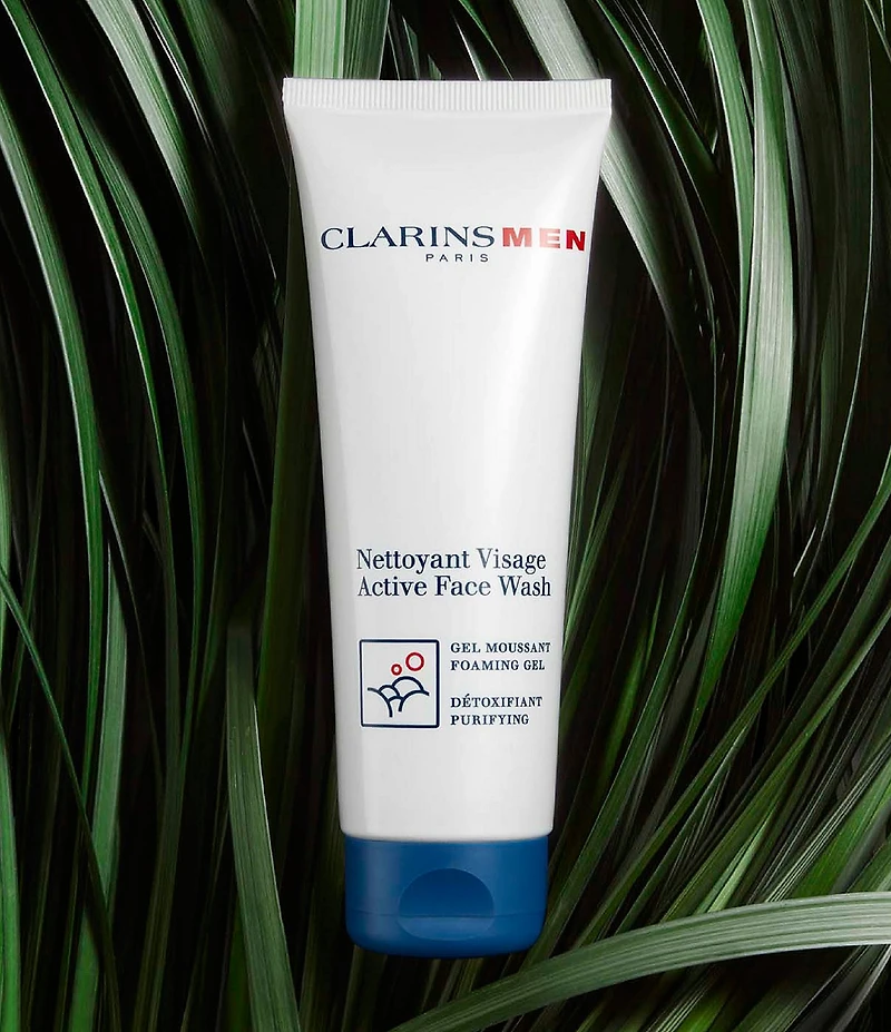 Clarins Men Active Face Wash Foaming Gel Cleanser