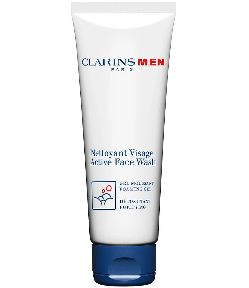 Clarins Men Active Face Wash Foaming Gel Cleanser