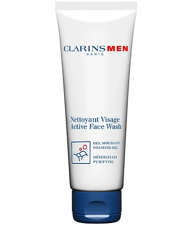 Clarins Men Active Face Wash Foaming Gel Cleanser