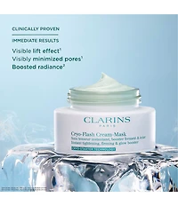 Clarins Cryo-Flash Pore Refining, Firming & Glow Boosting Gel-Cream Face Mask