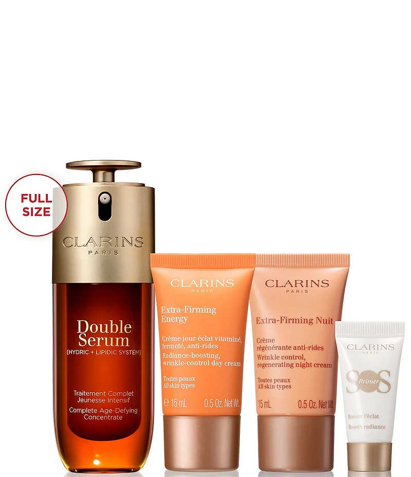 Clarins Double Serum and Extra-Firming Skincare Gift Set