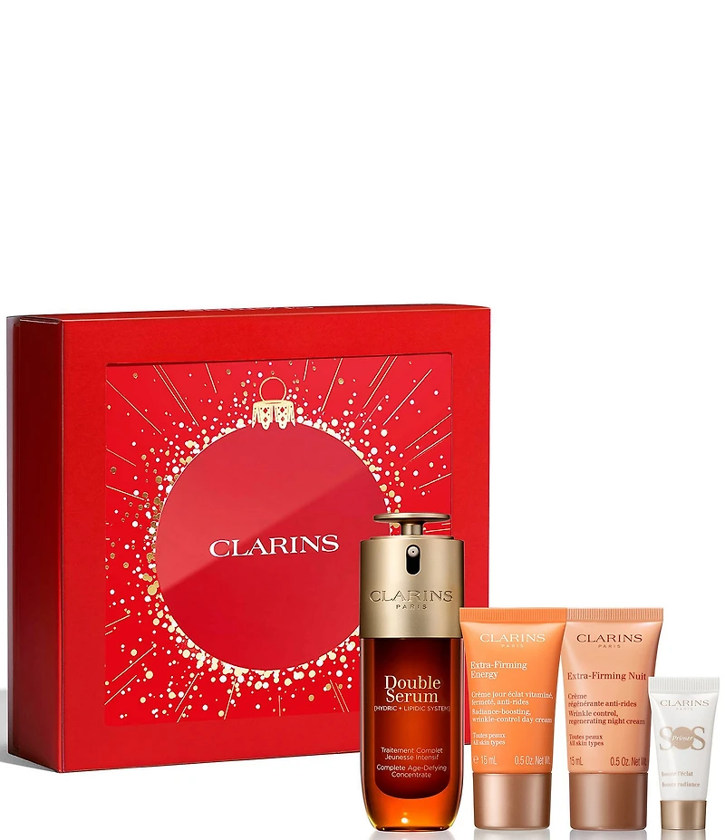 Clarins Double Serum and Extra-Firming Skincare Gift Set