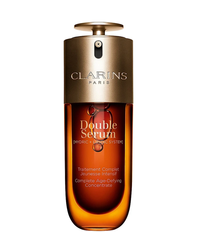 Clarins Double Serum Anti-Aging to Firm, Smooth, Boost Radiance, Refine Pores
