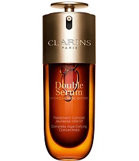 Clarins Double Serum Anti-Aging to Firm, Smooth, Boost Radiance, Refine Pores