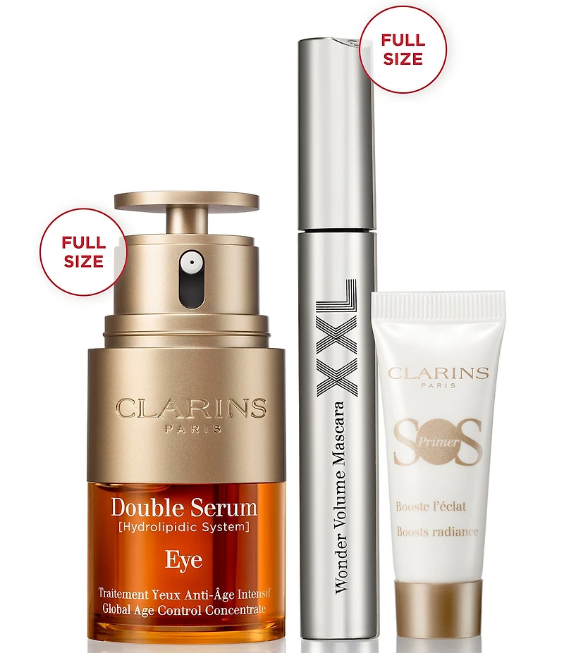 Clarins Double Serum Eye Firming and Hydrating Anti-Aging Set