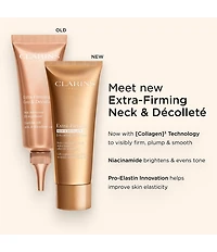 Clarins Extra-Firming Anti-Aging Neck & Decollete Cream with Collagen Polypeptide and Niacinamide