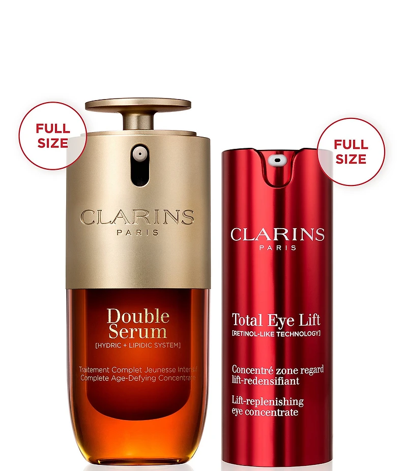 Clarins Face and Eyes Anti-Aging Skincare Set