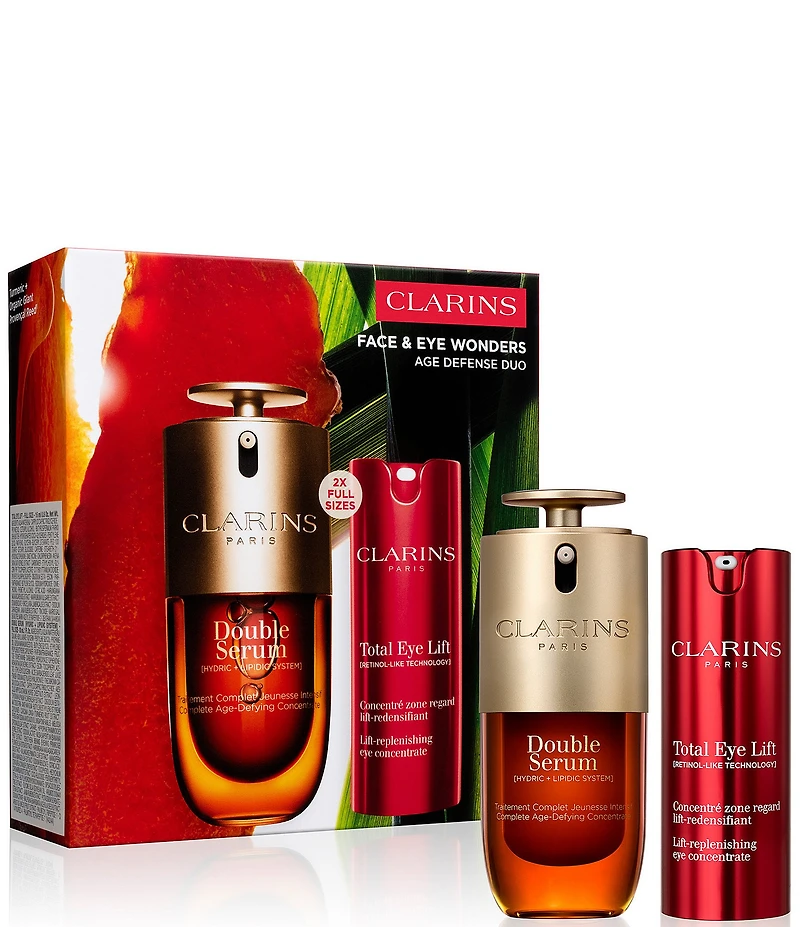 Clarins Face and Eyes Anti-Aging Skincare Set