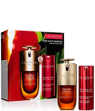 Clarins Face and Eyes Anti-Aging Skincare Set