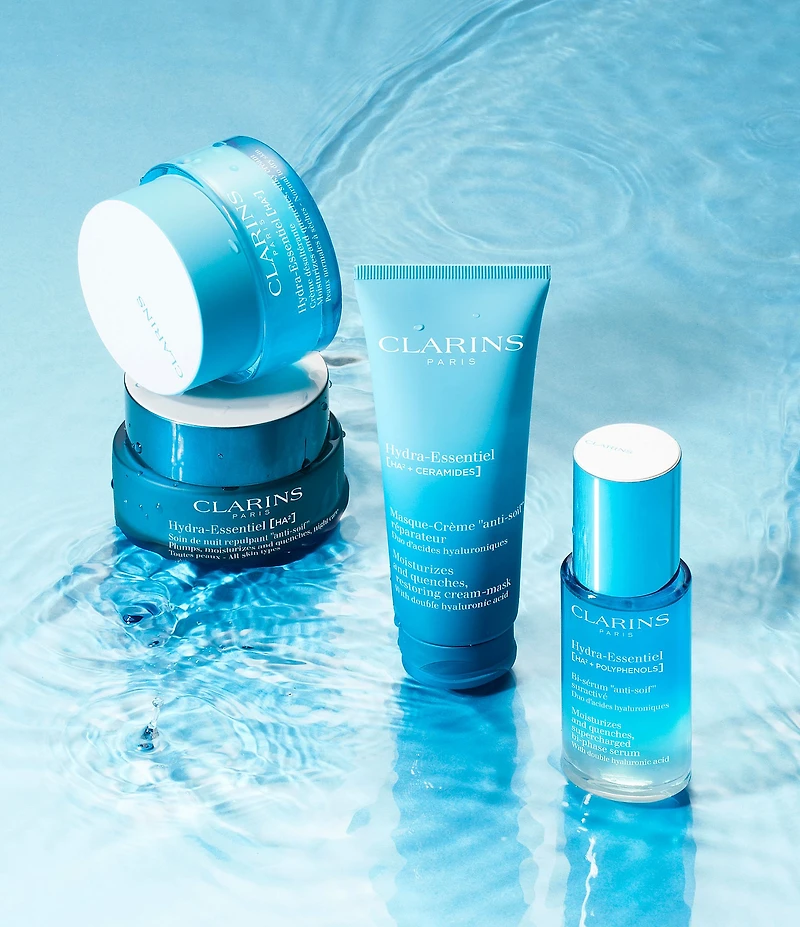 Clarins Hydra-Essentiel Silky Double Hyaluronic Acid Moisturizer