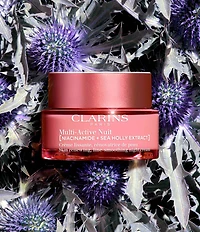 Clarins Multi-Active Day Moisturizer for Lines, Pores, Glow with Niacinamide for Dry Skin