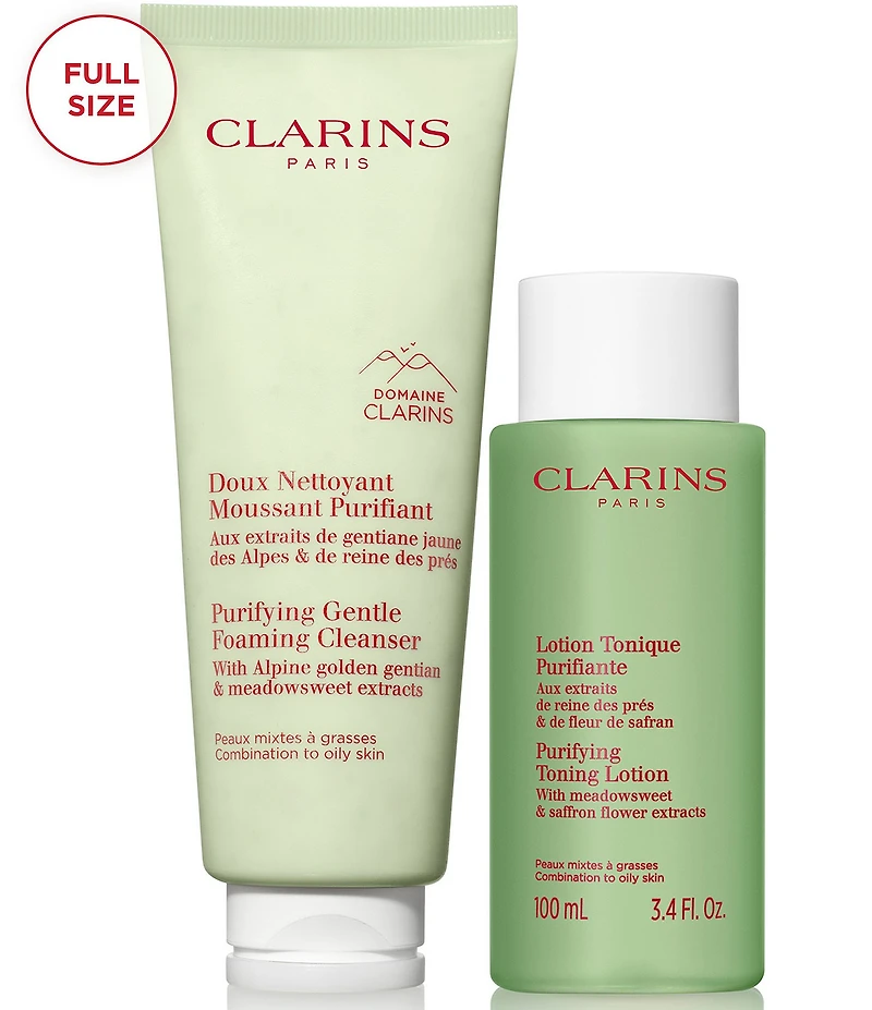 Clarins Purifying Cleansing Duo Skincare Set