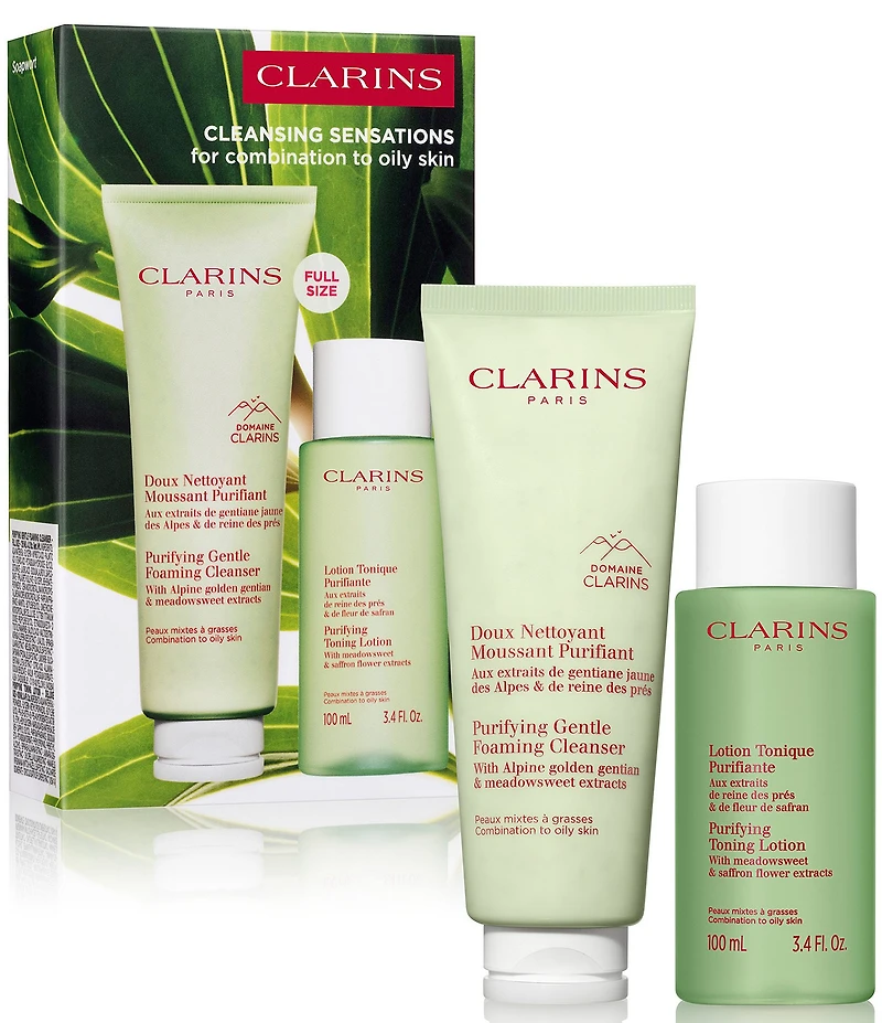 Clarins Purifying Cleansing Duo Skincare Set