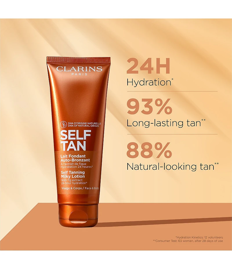 Clarins Self Tanning Face & Body Milky Lotion