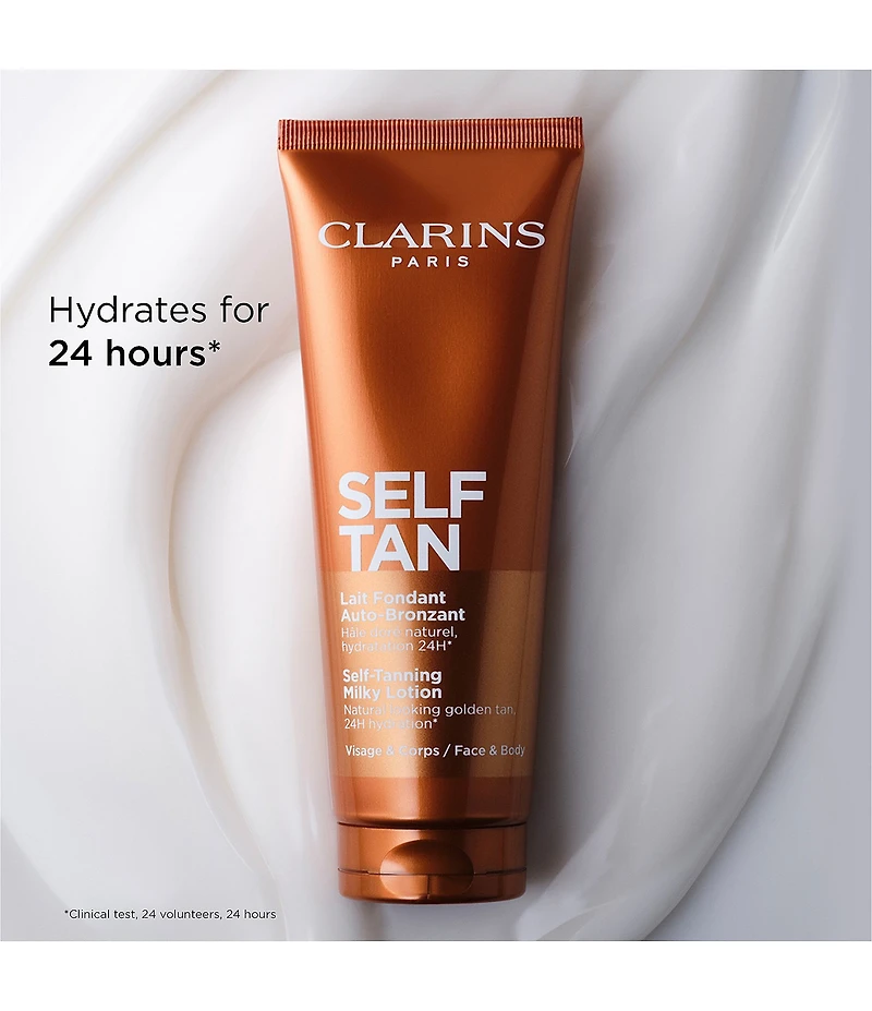 Clarins Self-Tanning Milky Lotion for Face & Body Tanner