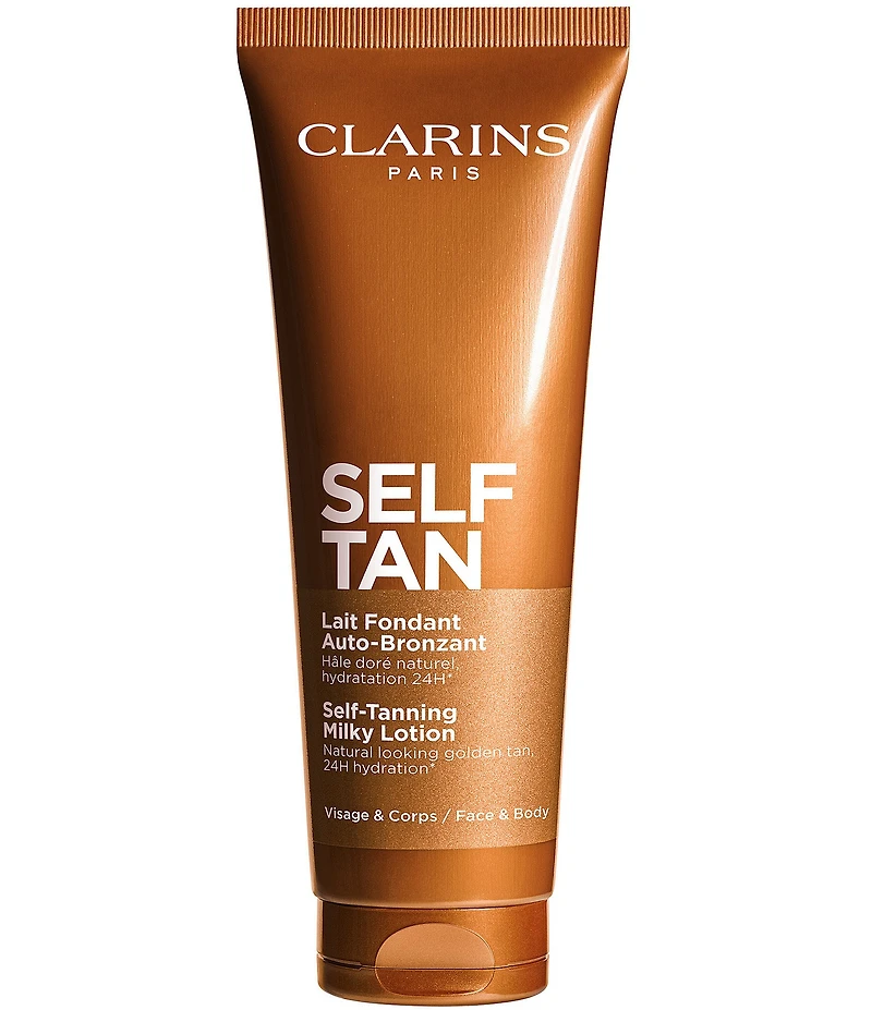 Clarins Self-Tanning Milky Lotion for Face & Body Tanner