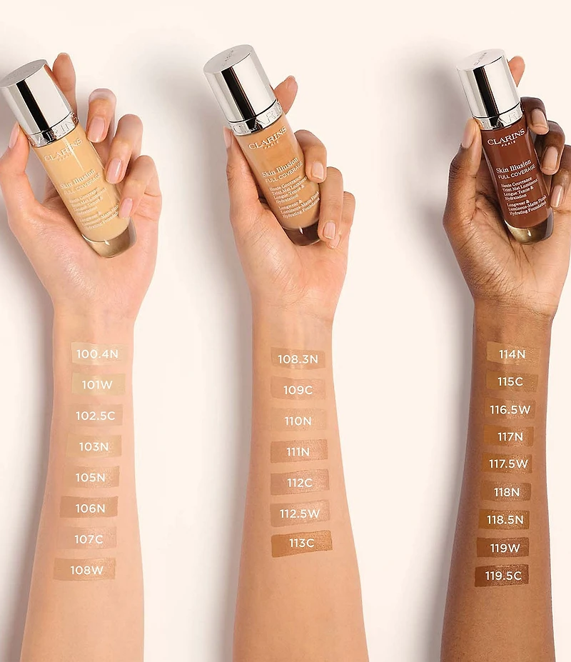 Clarins Skin Illusion Longwear Full Coverage Foundation