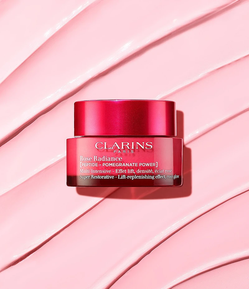 Clarins Super Restorative Rose Radiance Peptide Anti-Aging Face Moisturizer