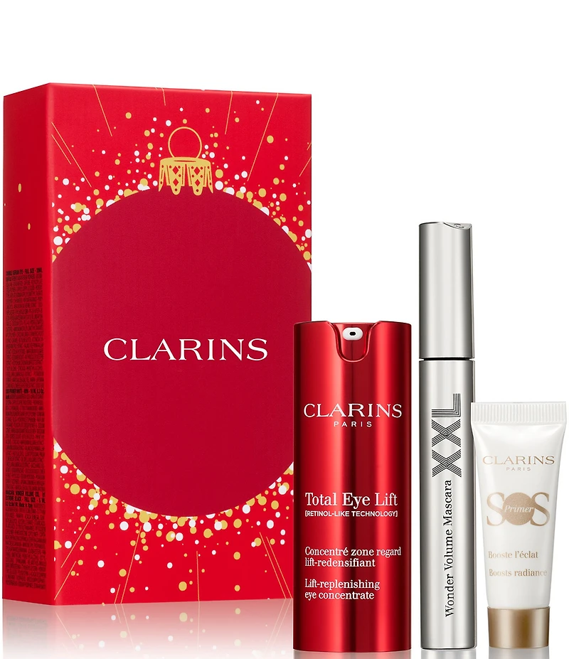 Clarins Total Eye Lift for Firming, Wrinkles, Dark Circles and Puffiness Gift Set