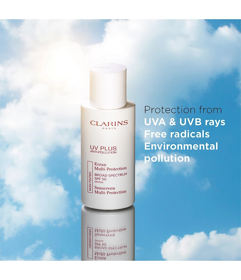 Clarins UV Plus Anti-Pollution Antioxidant Face Sunscreen SPF 50