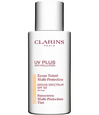 Clarins UV Plus Anti-Pollution Antioxidant Tinted Face Sunscreen SPF 50