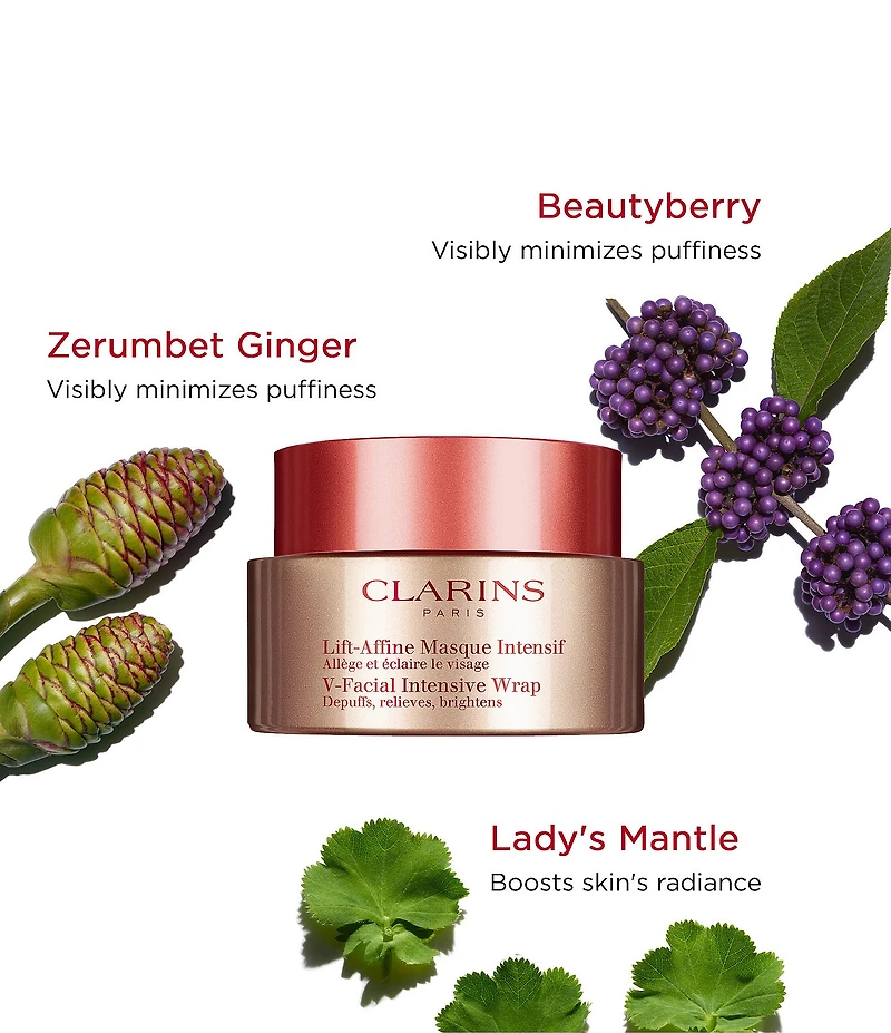 Clarins V-Facial Instant Depuffing Face Mask