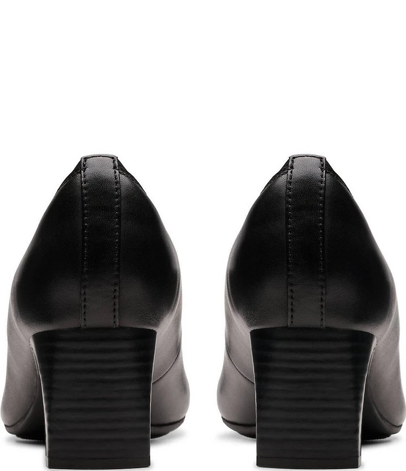 Clarks Artisan Anelise Nora Leather Pumps