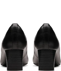 Clarks Artisan Anelise Nora Leather Pumps