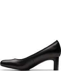 Clarks Artisan Anelise Nora Leather Pumps