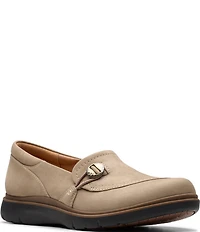 Clarks Artisan Certina Ease Nubuck Suede Loafers
