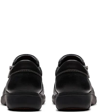 Clarks Artisan Certina Pure Leather Side Zip Loafers