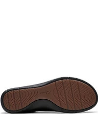 Clarks Artisan Certina Pure Leather Side Zip Loafers